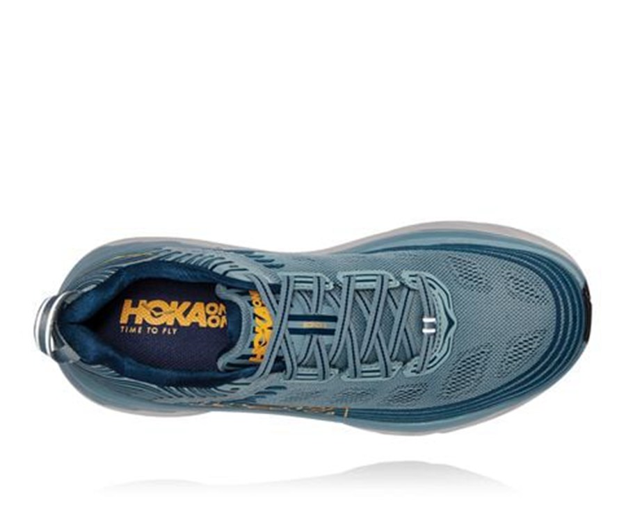 Chaussure Running Hoka One One Bondi 6 Homme - Bleu - SWR-261457